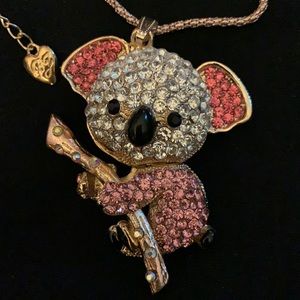 Betsey Johnson Koala Necklace